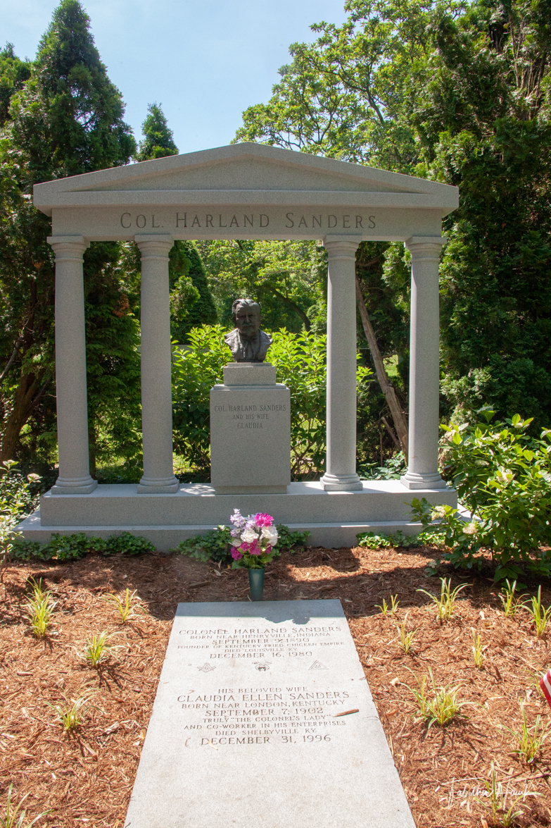 KFC Colonel Harland Sanders Grave Nashville Travel Photographer