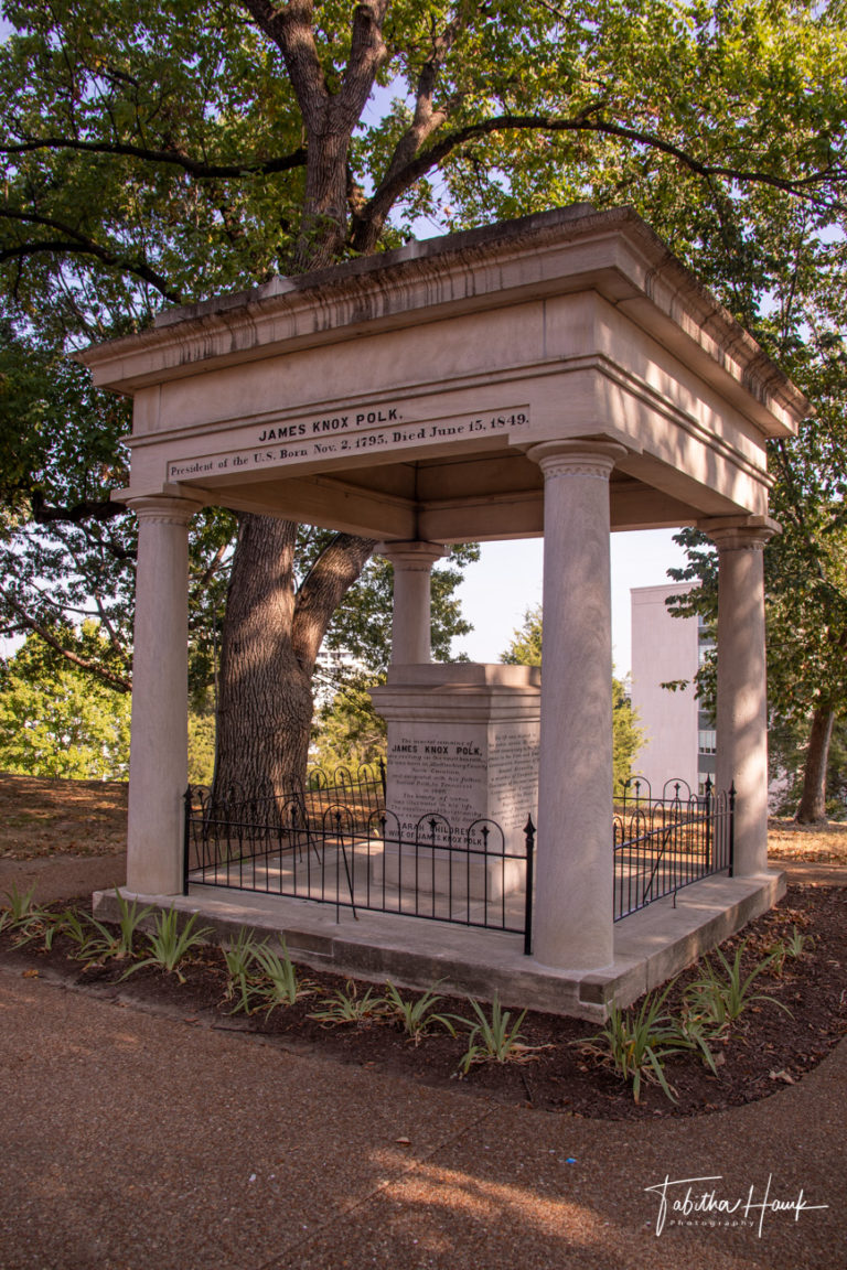 President James K. Polk Grave 2 Nashville Travel Photographer & Solo