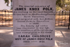 President James K. Polk Grave