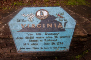 Kentucky -Tennessee - Virginia Tristate Marker